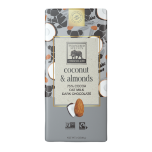 coconut, almonds & oat milk +75% dark chocolate