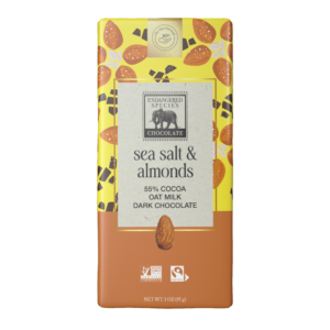 sea salt, almonds & oat milk + 55% dark chocolate