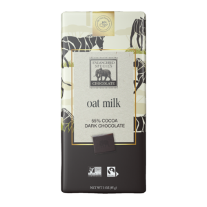 oat milk + 55% dark chocolate