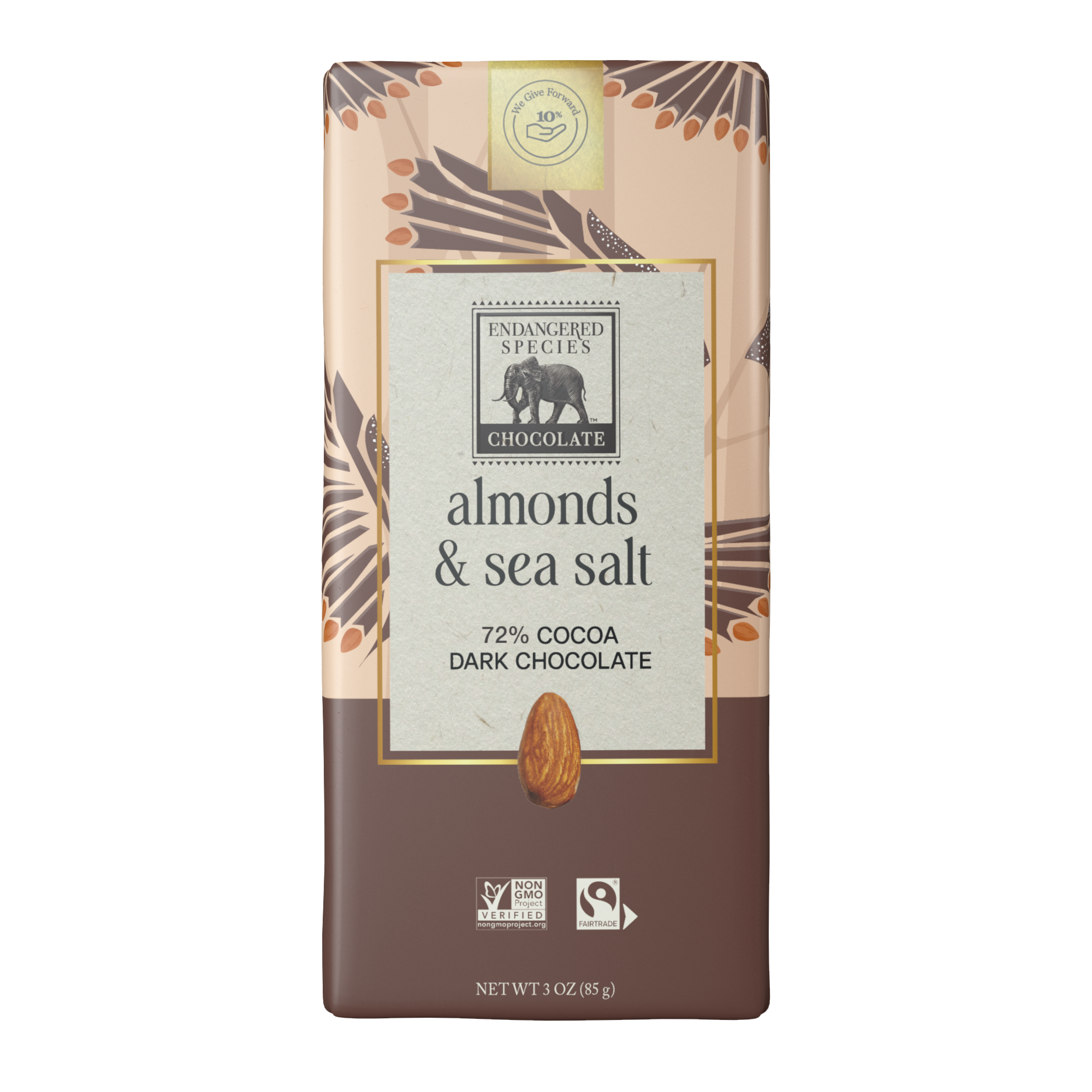 Almonds, Sea Salt + 72% Dark Chocolate