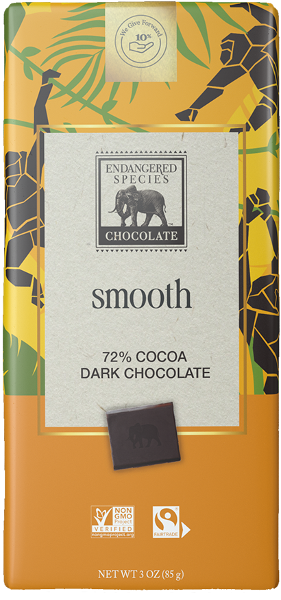 smooth 72% dark chocolate