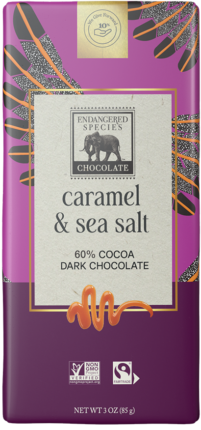 caramel, sea salt + 60% dark chocolate