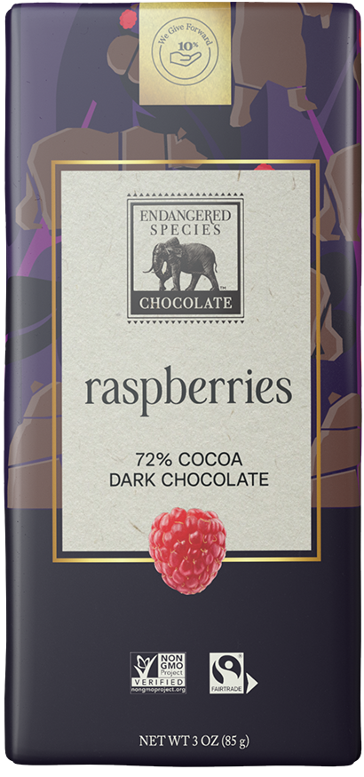 Tart Raspberries + 72% Dark Chocolate