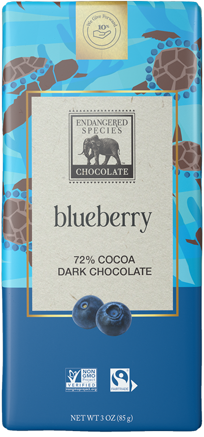 blueberry + 72% dark chocolate