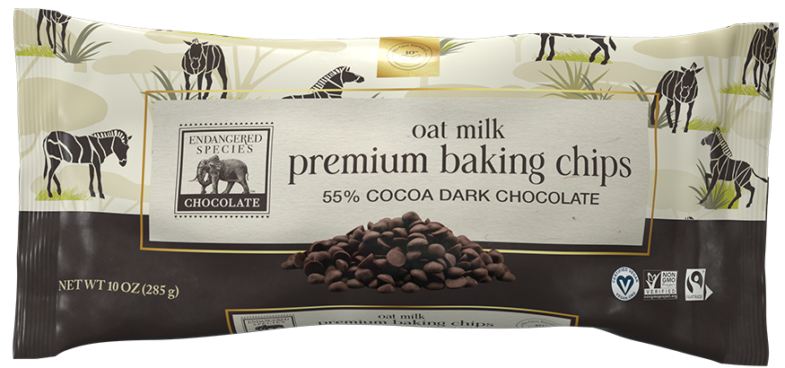 oat milk + 55% dark chocolate premium baking chips